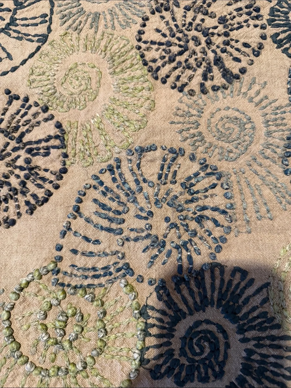 Pottery Barn Beige and Cream Coastal Pillow Cover